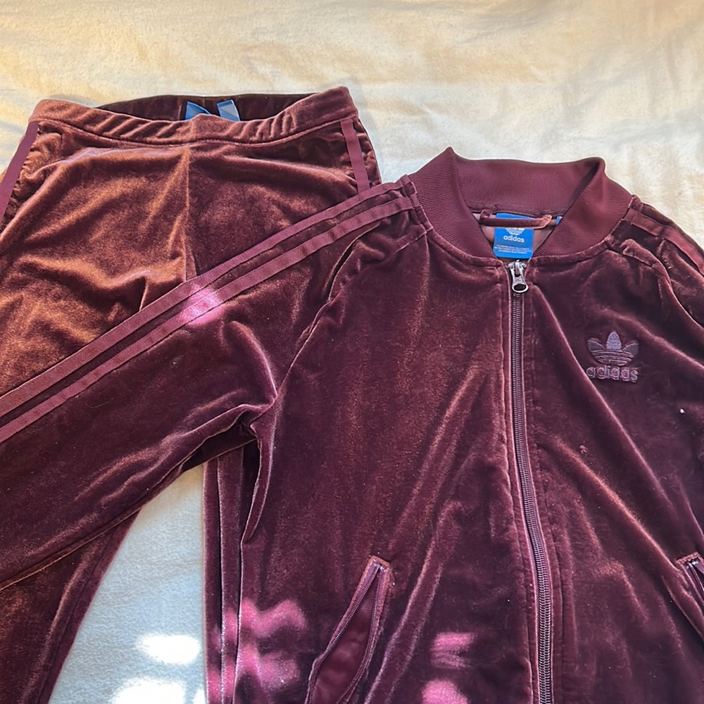 Adidas velvet women tracksuit